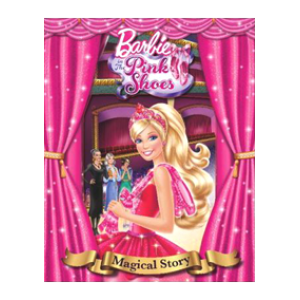 BARBIE PINK SHOES LENTICULAR MAGICAL STORY